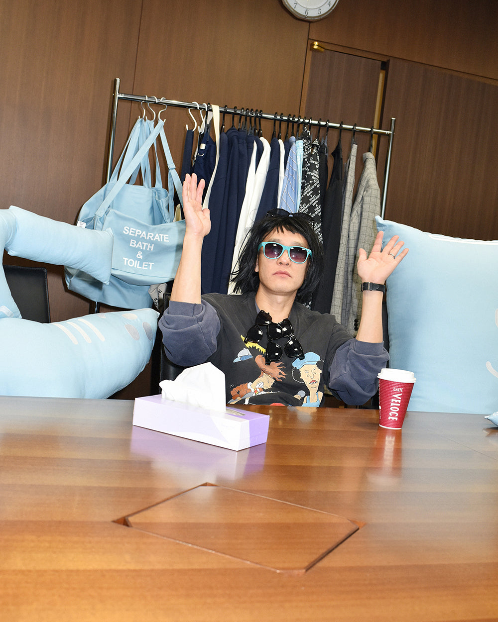 SEPARATE BATH & TOILET スーツセットアップ XL セパバス 気になる服とか人とか。Vol.58 濃紺のセットアップを着たくなって