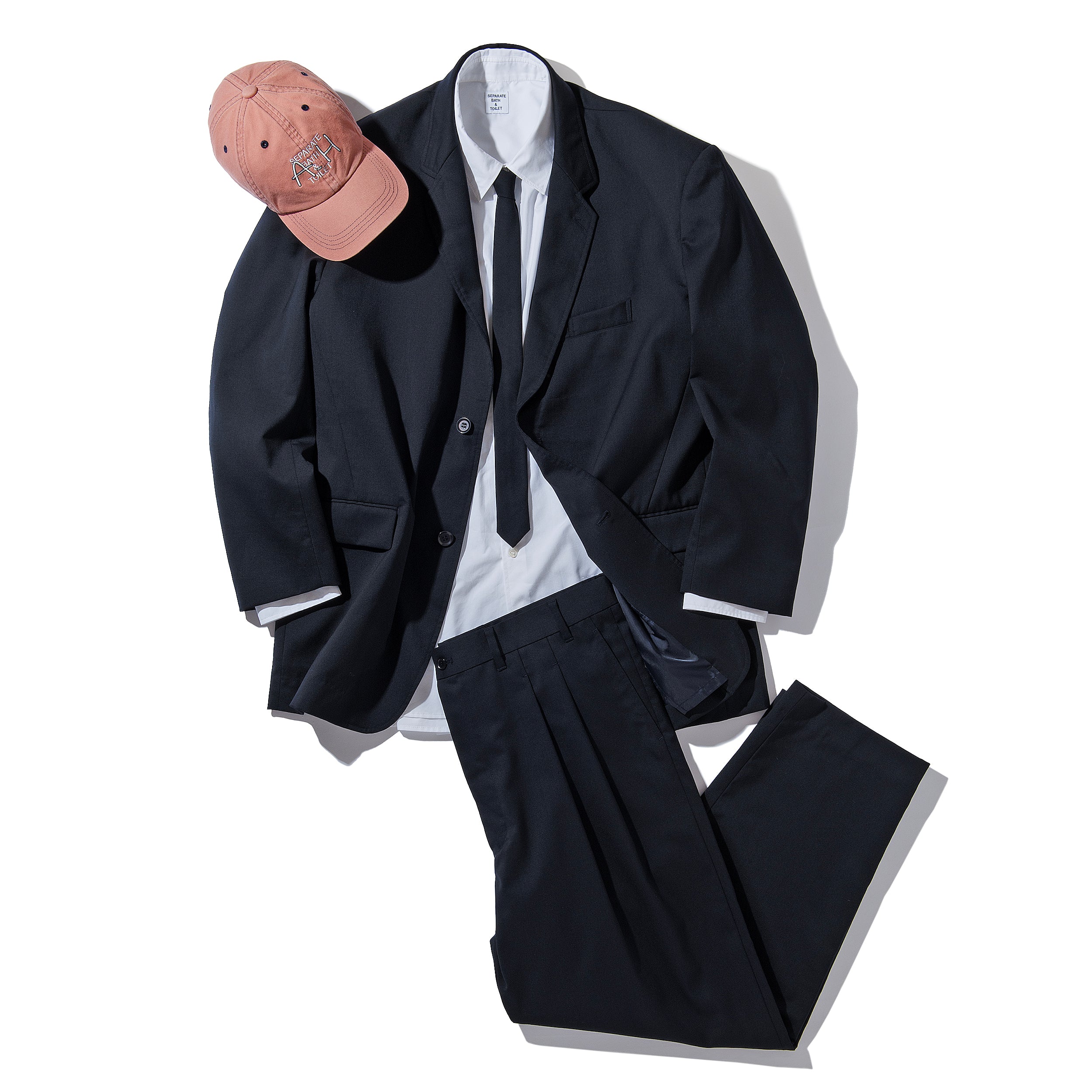 SEPARATE BATH & TOILET A.H セットアップ AH × SEPARATE BATH & TOILET Set Up & Tie