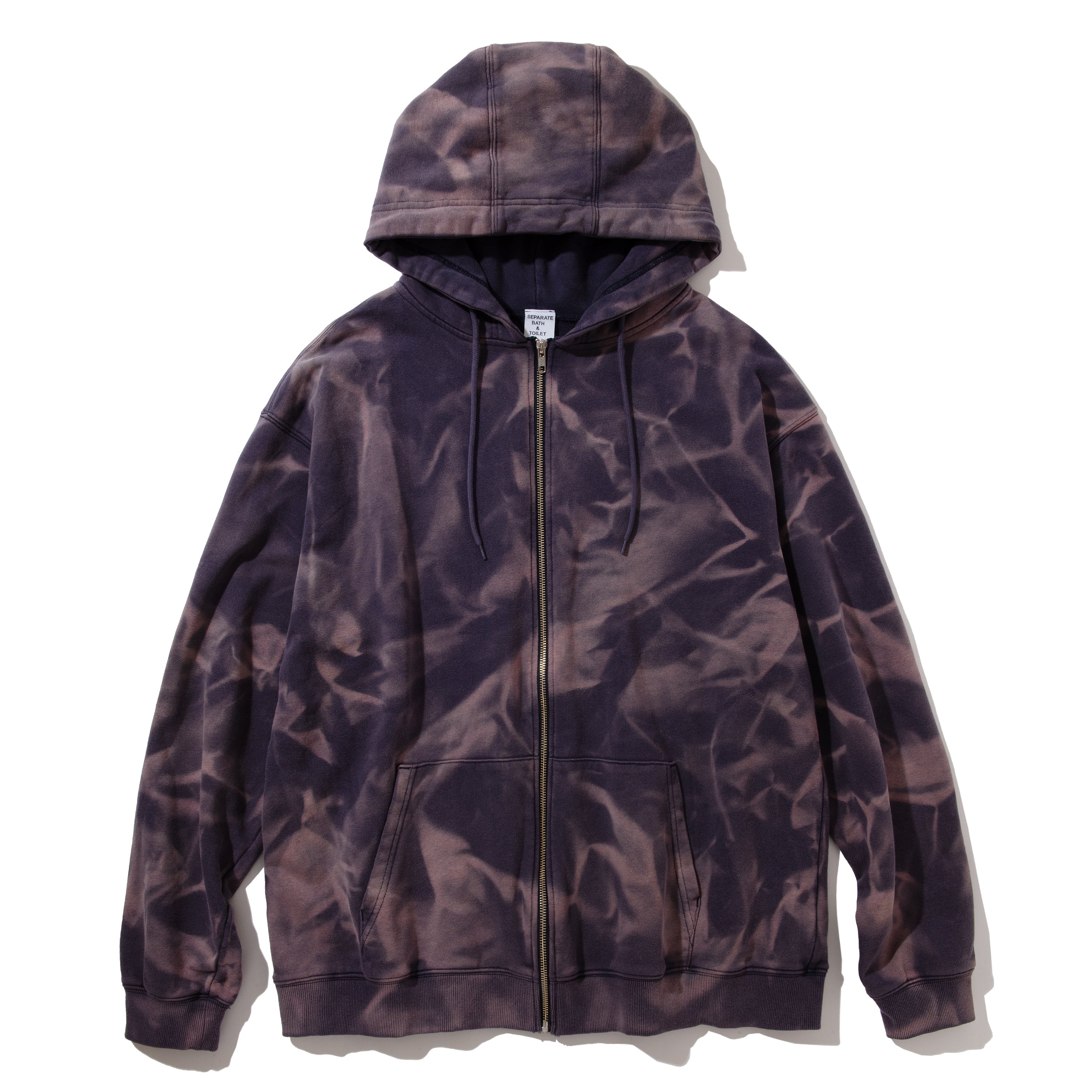 MARBLE SWEAT HOODIE – SEPARATE BATH & TOILET MARBLE SWEAT HOODIE – SEPARATE BATH & TOILET