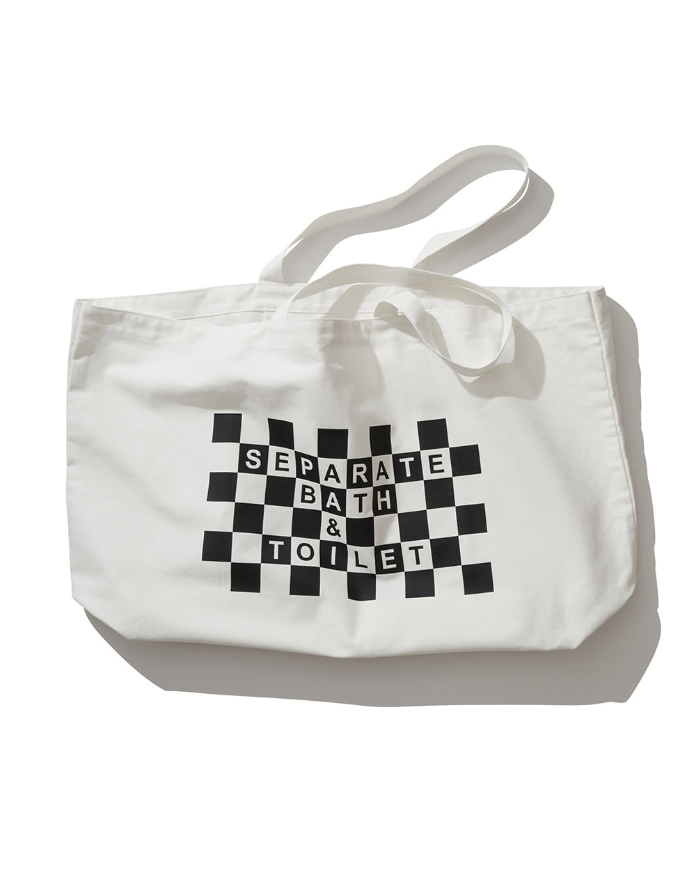 LARGE CHECK TOTE