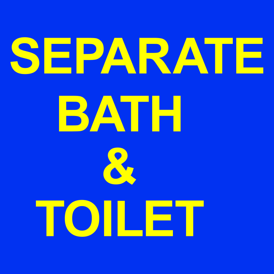 ABOUT – SEPARATE BATH & TOILET
